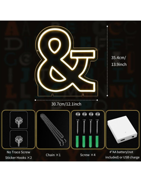 Letras Iluminadas LED MissAudrey 35.3 cm para Decoración