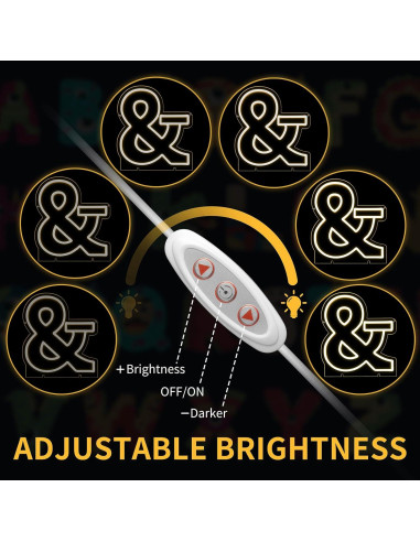 Letras Iluminadas LED MissAudrey 35.3 cm para Decoración