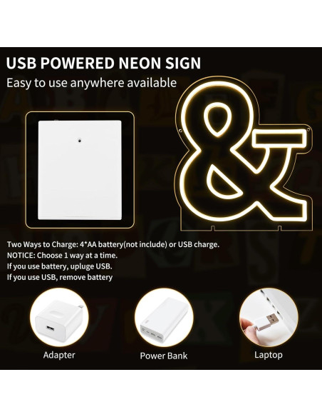 Letras Iluminadas LED MissAudrey 35.3 cm para Decoración