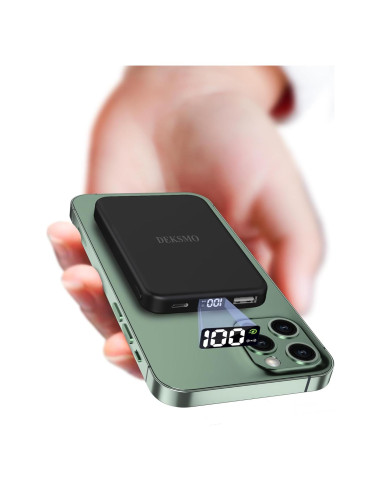 Banco de Energía Inalámbrico DEKSMO 10000mAh Carga Rápida