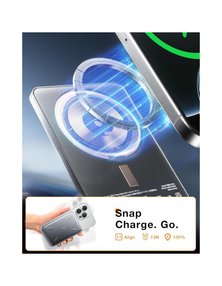 Cargador Portátil MagSafe TORRAS 5000mAh Carga Rápida