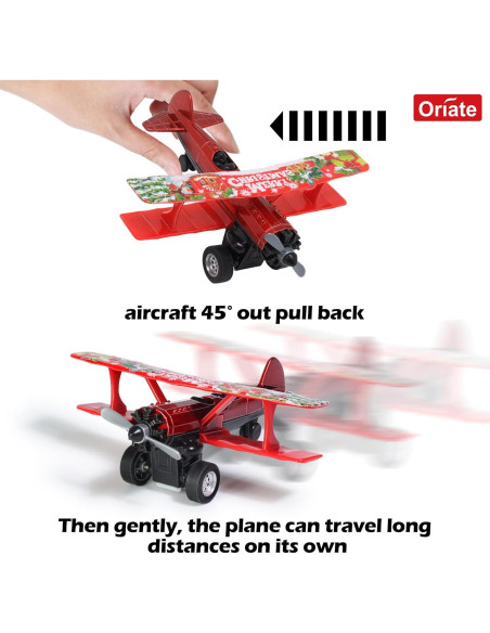 Conjunto de 3 Aviones de Juguete Oriate para Niños 3+