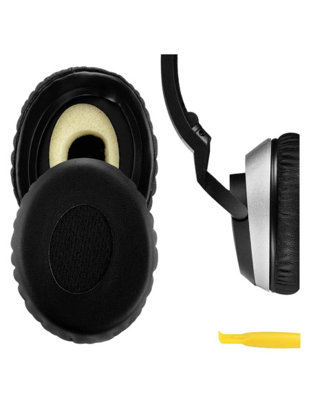 Almohadillas de Reemplazo Geekria para Auriculares Bose OE2, Negro