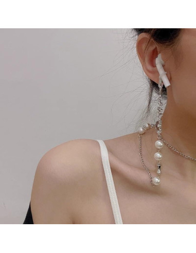 Collar Anti-Pérdida Eartif para Auriculares Inalámbricos Plata