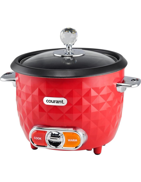 Cocedor de Arroz Courant 10 Tazas con Vaporera y Mantener Caliente