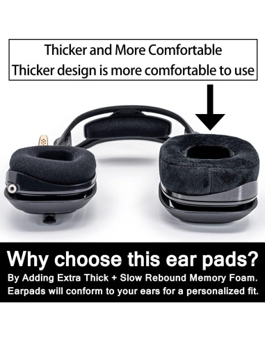 Almohadillas de Reemplazo Astro A50 GEN4 - Velour Comodidad