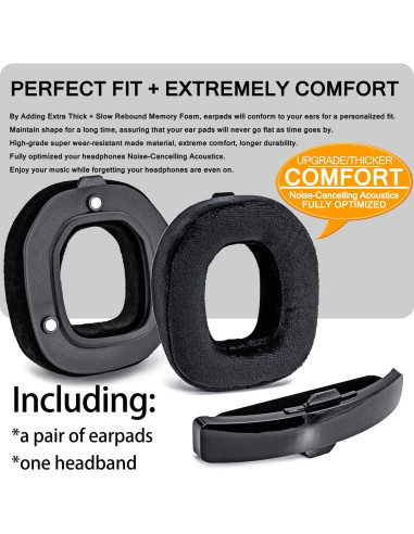 Almohadillas de Reemplazo Astro A50 GEN4 - Velour Comodidad