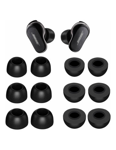 Consejos de Espuma de Memoria IiEXCEL para Bose QuietComfort II S/M/L