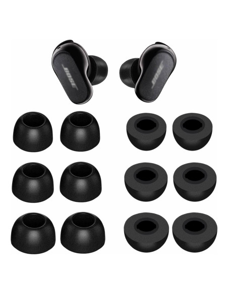 Consejos de Espuma de Memoria IiEXCEL para Bose QuietComfort II S/M/L