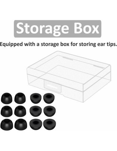Consejos de Espuma de Memoria IiEXCEL para Bose QuietComfort II S/M/L