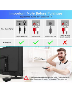 Transmisor Bluetooth Golvery BTWH-038 con Auriculares Z702 2