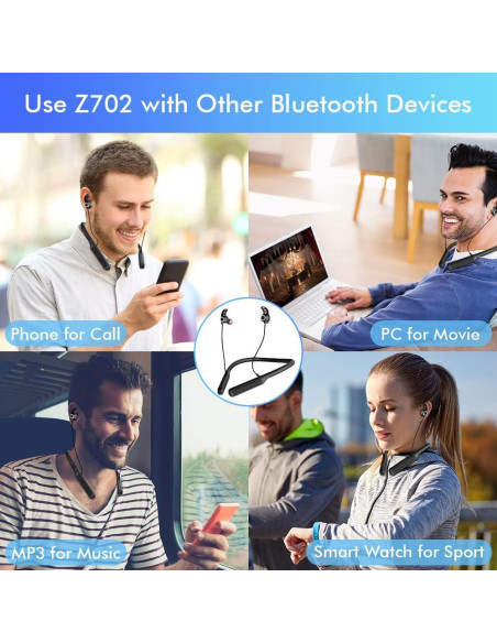 Transmisor Bluetooth Golvery BTWH-038 con Auriculares Z702 Transmisor Bluetooth Golvery BTWH-038 con Auriculares Z702