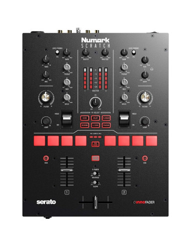 Mezclador DJ Numark Scratch 2 Canales Serato DJ Pro 24 bits