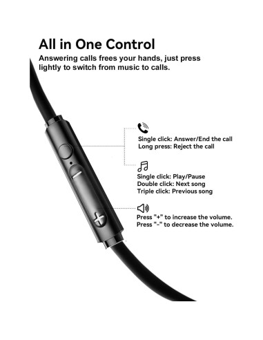 Auriculares USB C MAS CARNEY TH7 con Micrófono - Compatibles iPhone y Samsung