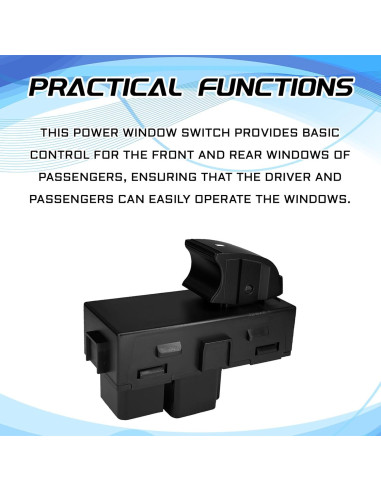 Interruptor de Ventana Eléctrica Lateral Pasajero Pvotawp 2 PCS
