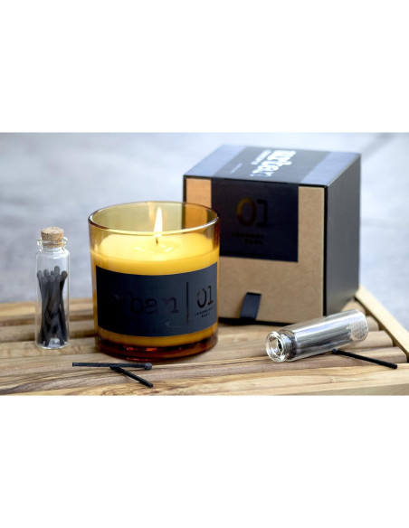 Vela Aromatizada de Soja DECOCANDLES 255 g Bergamota Lavanda