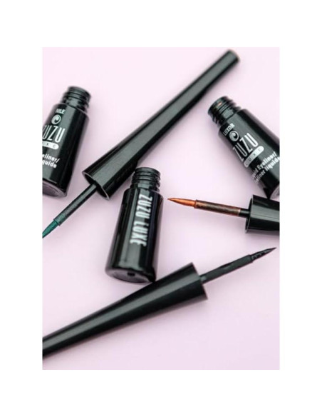 Delineador Líquido Vegano Zuzu Luxe Azul 28.35 g Resistente al Agua