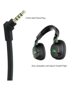 Micrófono de Reemplazo LEFXMOPHY para HyperX Cloud Flight - 3.5mm 2