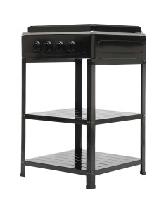 Estufa de Gas Propano DYRABREST 4 Quemadores Acero Inoxidable 2