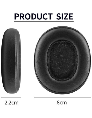 Almohadillas de Reemplazo para Auriculares Skullcandy Crusher - Negro