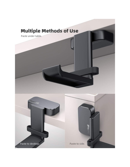 Soporte para Auriculares Lamicall DH01 con Organizador de Cables