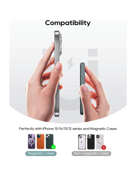 Cargador Portátil Anyzoo MagSafe 10000mAh 20W Gris Espacial Cargador Portátil Anyzoo MagSafe 10000mAh 20W Gris Espacial