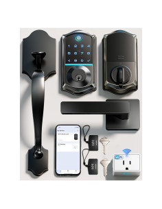 Cerradura Inteligente Veise VE017G-H Wi-Fi con Huella Dactilar