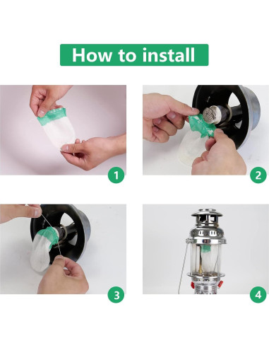 Funda de Linterna de Propano PoilawHm 10 Pcs Alta Calidad