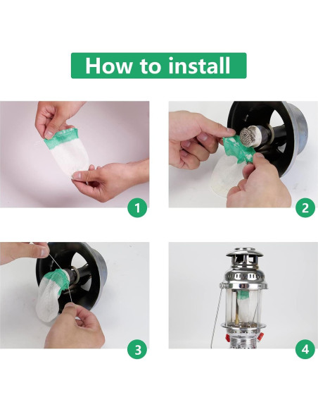 Funda de Linterna de Propano PoilawHm 10 Pcs Alta Calidad