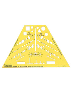 Plantilla de Dibujo Isométrico Traceease 21.5x13.2 cm