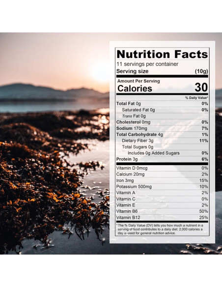 Copos de Dulse Natural Holfly 114g - Alga Marina Vegana Sin OGM