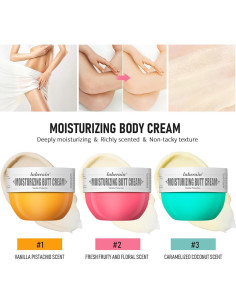 Crema Hidratante para Cuerpo Qifylmaf - 80ml, Olor Floral Frutal 2