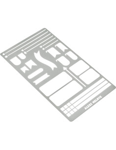 Plantilla de Metal Reutilizable A5 Aleks Melnyk Stencil 62 2