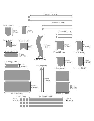 Plantilla de Metal Reutilizable A5 Aleks Melnyk Stencil 62