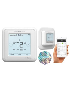 Termostato Programable Wi-Fi Honeywell T6 Pro 2H/2C con Paño
