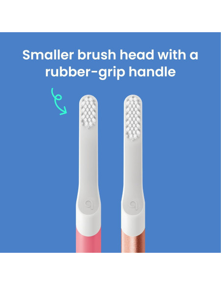 Cepillo de Dientes Eléctrico Quip para Niños Rosa - Temporizador 2 Minutos