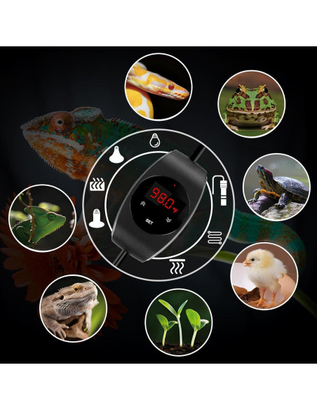 Termostato PID para Lámpara de Calor XFP - Control Preciso 20-50C