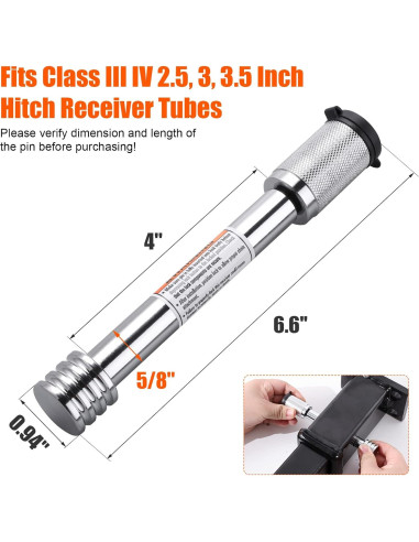 Cerradura de Enganche CZC AUTO 4" para Remolque 5/8"