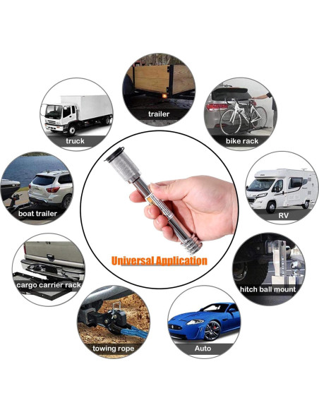 Cerradura de Enganche CZC AUTO 4" para Remolque 5/8"