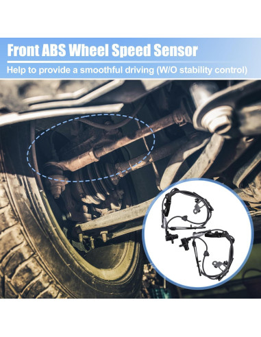 Sensor de Velocidad de Rueda ABS Delantero X AUTOHAUX para Toyota