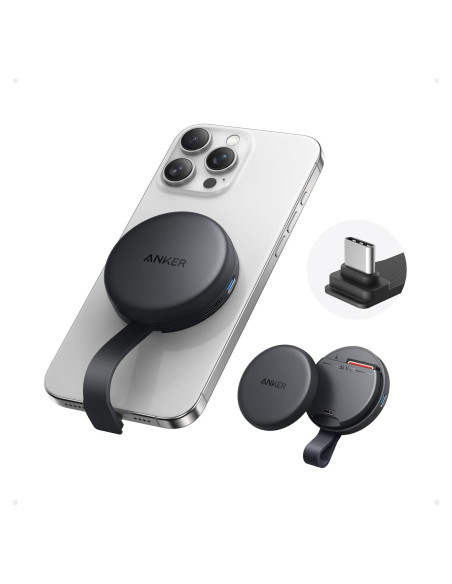 Adaptador USB-C Anker MagGo para iPhone 16/15, Lector SD/TF