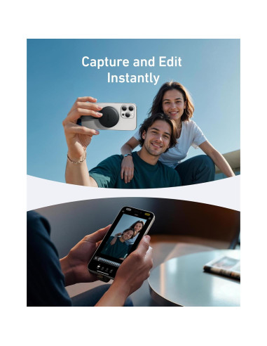 Adaptador USB-C Anker MagGo para iPhone 16/15, Lector SD/TF