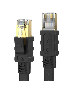 Cable Ethernet Cat 8 Senetem 30M 40Gbps 2000MHz RJ45 Plano