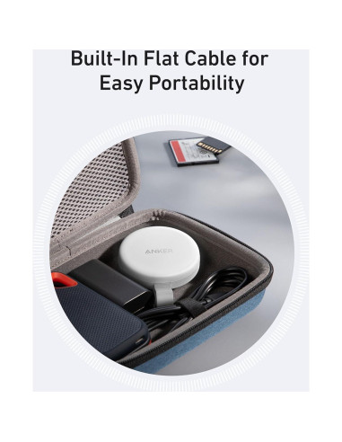 Adaptador USB-C Anker MagGo para iPhone 16/15, Lector SD/TF