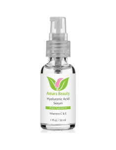Suero de Ácido Hialurónico Amara Beauty 29.57 ml con Vitamina C y E 2