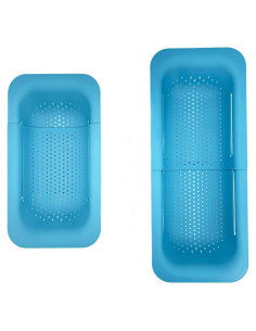 Colador Expandible Vezyturly Azul para Fregadero 36-49 cm