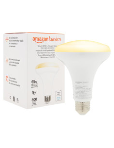 Bombilla LED Inteligente BR30 Amazon Basics 9W Regulable 800LM