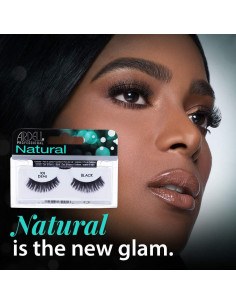Pestañas Postizas Ardell Natural Lashes 101 - Negro, Reutilizables 2