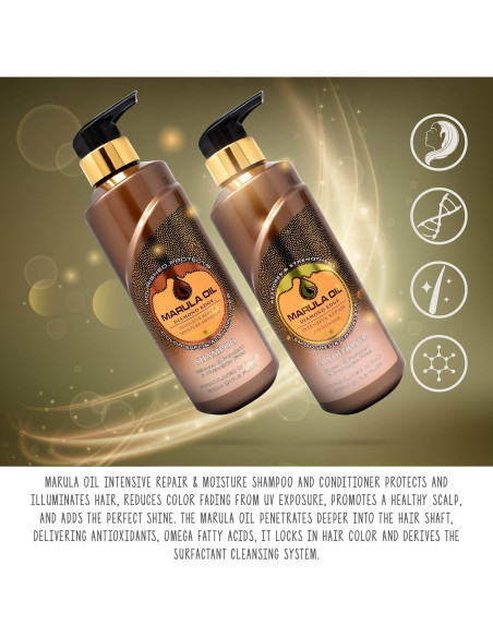 Champú y Acondicionador Marula Bingo Hair 2x525ml Hidratante