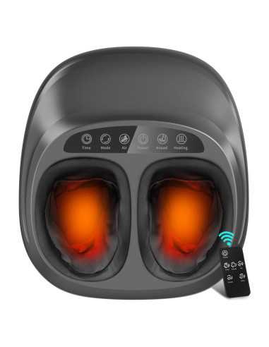 Masajeador de Pies Shiatsu WERTYI con Calor y Control Remoto
